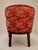 Wood Early 20th Century Carved Mahogany Swan Barrel Chair For Sale - Image 7 of 14