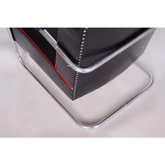 Bauhaus FN21 Armchairs in Leather by Mücke-Melder for Up Závody, Czech, 1930s, Set of 2 For Sale - Image 13 of 17