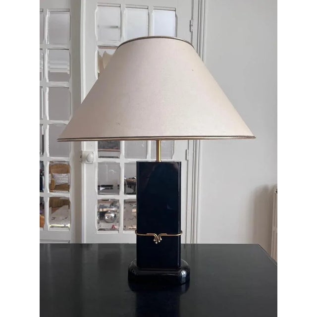 Large Resin Lamp, 1980s For Sale - Image 4 of 11