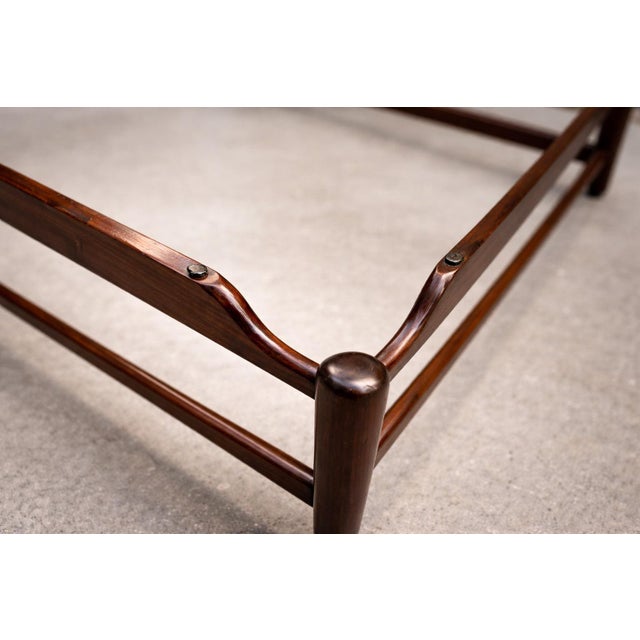 Coffee Table in Solid Rosewood & Marble by Jorge Jabour for Móveis Cantu, Brazilian Modern, 1960s – Lot 645 For Sale - Image 9 of 14