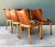 Mid-Century Modern Vintage Art Deco Style Burl Wood Dining Chairs - Set of 6 For Sale - Image 3 of 12