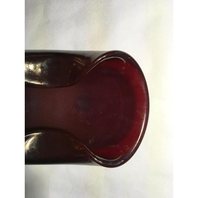 Mid-Century Modern Rubin Color Blown Paste Glass Bowl, Italy, 1960s For Sale - Image 13 of 18