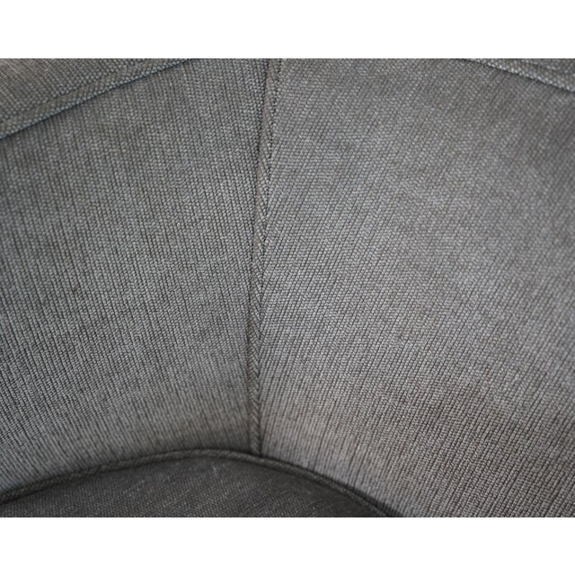Set of Swivel Chairs in Walnut and Linen by Harvey Probber, C. 1950s For Sale - Image 9 of 10
