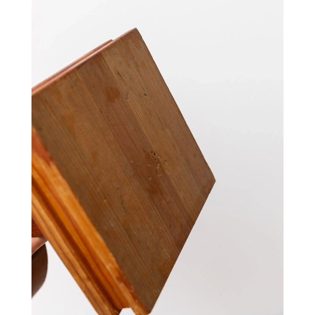 Brown Candleholder in Wood, Italy, 1950s For Sale - Image 8 of 11