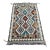 Handwoven Kilim Rug With Vibrant Geometric Pattern - 3.1' X 5.0' For Sale