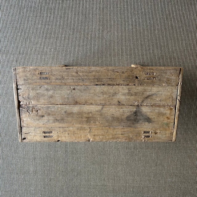 Wood Vintage Elm Wood Coffee Table For Sale - Image 7 of 7