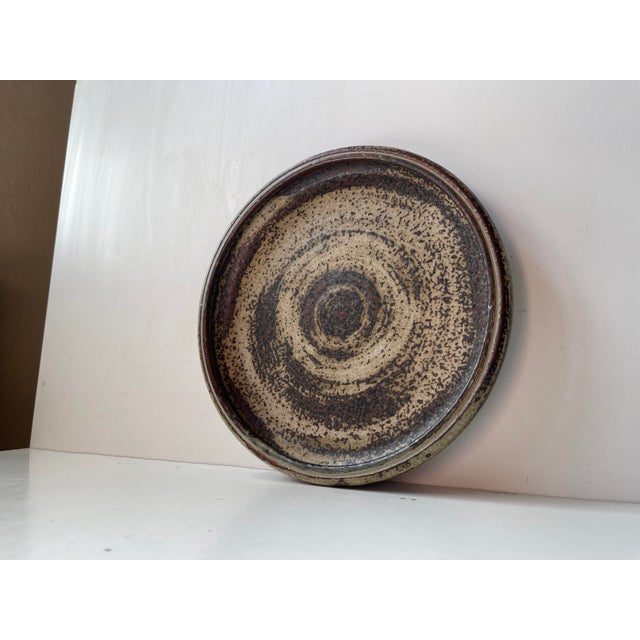 Danish Glazed Stoneware Dish by Carl Halier for Royal Copenhagen, 1960s For Sale - Image 6 of 9