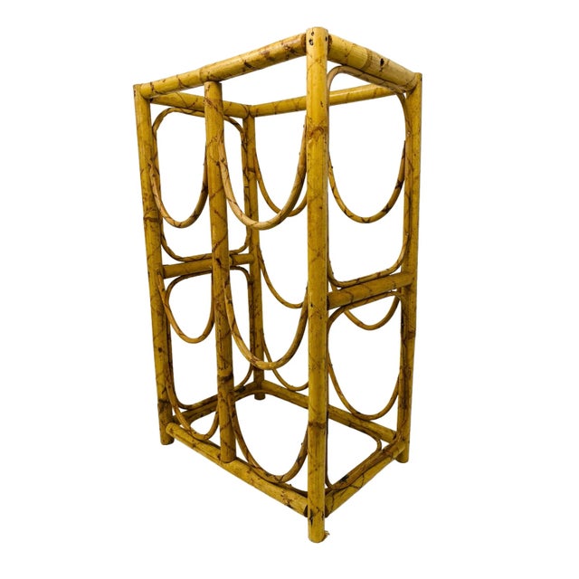Late 20th Century Bamboo Wine Rack For Sale - Image 4 of 6