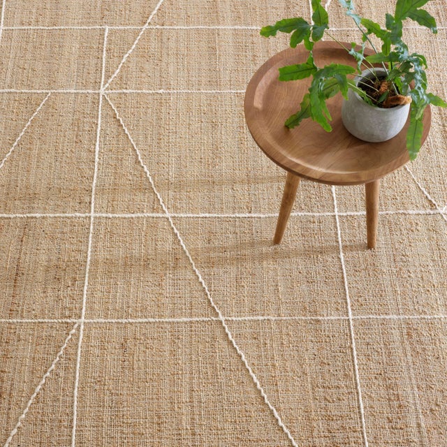Promote a relaxed sensibility with mid-century flair. This gorgeous flatwoven rug, hand-loomed from slubby, naturally...