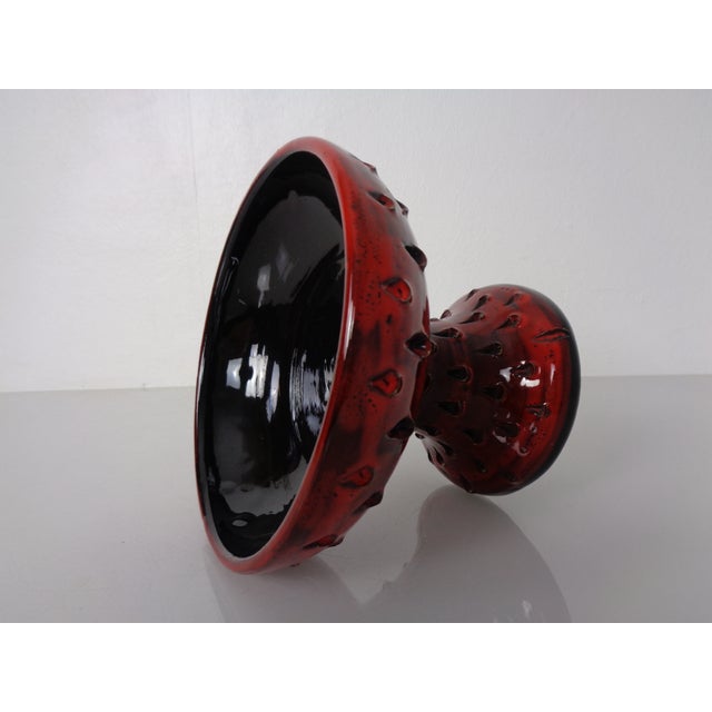 Italian Strawberry Ceramic Vase by Fratelli Fanciullacci for Bitossi, 1960s For Sale - Image 10 of 18