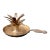 Vintage Brass Pineapple Candle Holder For Sale