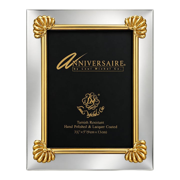 Loui Michel Anniversaire Silver- And Gold-Tone Shell Motif Picture ...