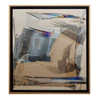 Larry Bell - 1989 Abstract Mirage- Mix Media Painting For Sale