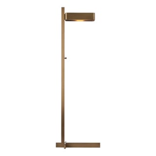 Contemporary Tekna Butterfield Floor Lamp With Distressed Brass Finish For Sale