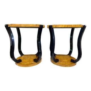 Vintage Art Deco Style Side Tables For Sale
