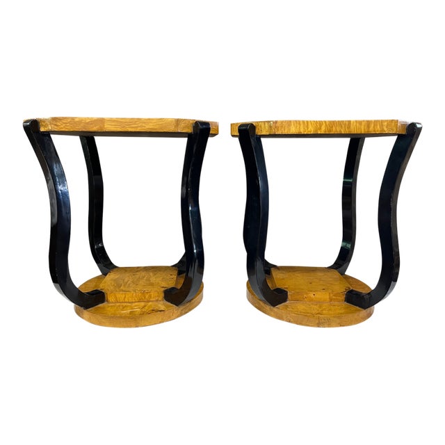 Vintage Art Deco Style Side Tables For Sale