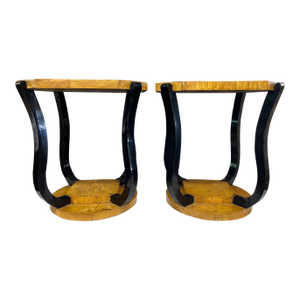 Vintage Art Deco Style Side Tables