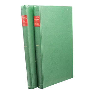 1810's 2 Vols Antique Reference Book Set