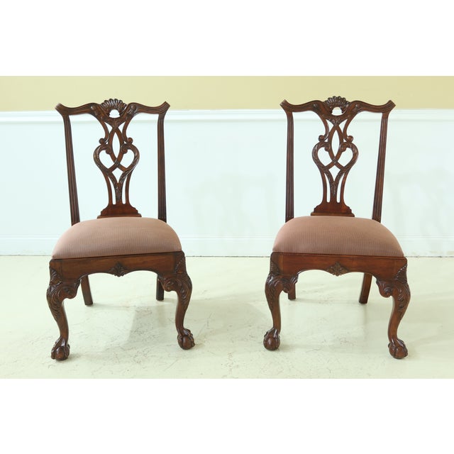 Set of 6 Henredon Rittenhouse Square Mahogany Dining Room Chairs Chairish