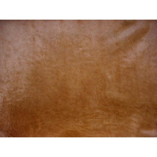 Groundworks Pecan Brown Hair on Hide Cowhide Leather Upholstery 45.0 Sq Ft 5 Sq Yards For Sale