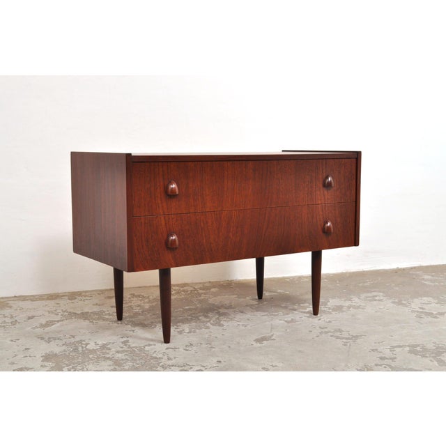 Small Vintage Danish Sideboard in Teak, 1950s For Sale - Image 3 of 9