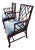 Pair of Custom Chinoiserie Style Lacquered Arm Chairs by Baker For Sale