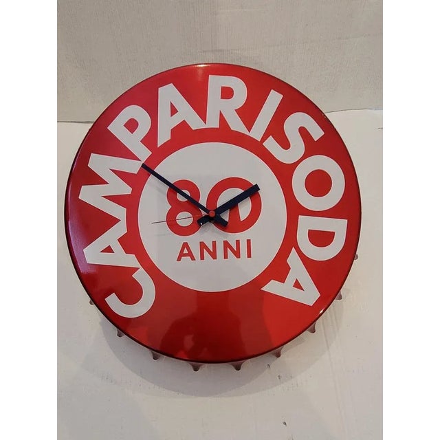 Vintage Italian Advertising Clock, 2012 For Sale - Image 6 of 6