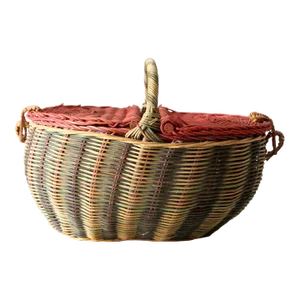 Vintage Watermelon Picnic Basket