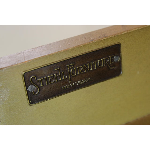 Stiehl Vintage 1 Drawer Commode Demilune Cabinet For Sale - Image 18 of 18