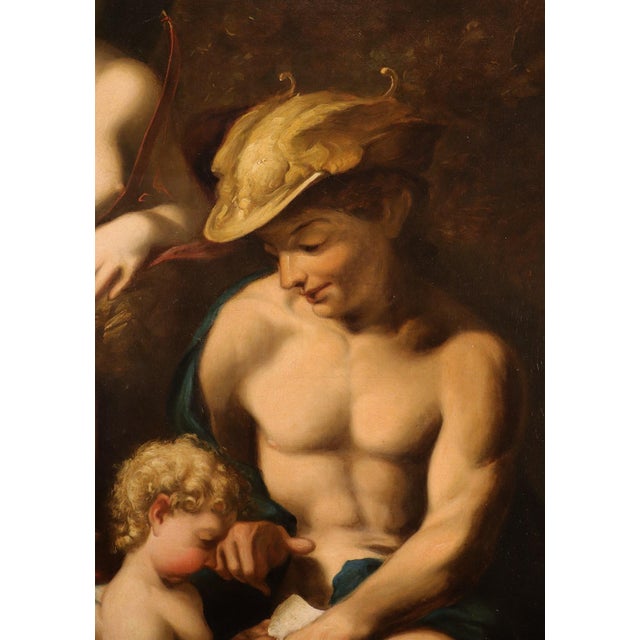 Antonio Allegri, The Education of Love, 1700, Oil on Canvas, Framed For Sale - Image 6 of 16