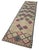 Boho Chic Beige Bohemian Runner Rug For Sale - Image 3 of 7