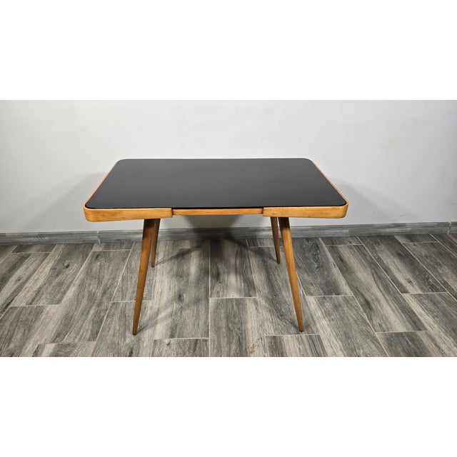 Wood Vintage Coffee Table by Jiri Jiroutek for Interior Praha, 1960s For Sale - Image 7 of 7