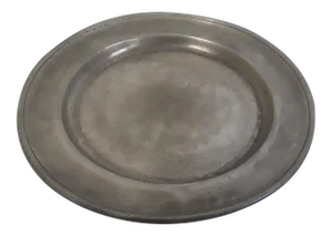 French Style Pewter Plate