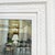 Wood Large Italian Modern Rectangular Mirror with White Wooden Frame, 1990s For Sale - Image 7 of 14