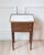 Louis XVI Style Mahogany Side Table with Marble Top and Brass Gallery, 20th Cent For Sale - Image 10 of 10