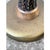 Mid-Century Modern Black & Gold Ceramic Leaf Standing Ashtray For Sale - Image 4 of 12