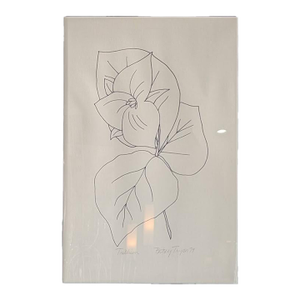 Betsy Tryon Framed Botanical, DTD 1978 (Sold Individually)