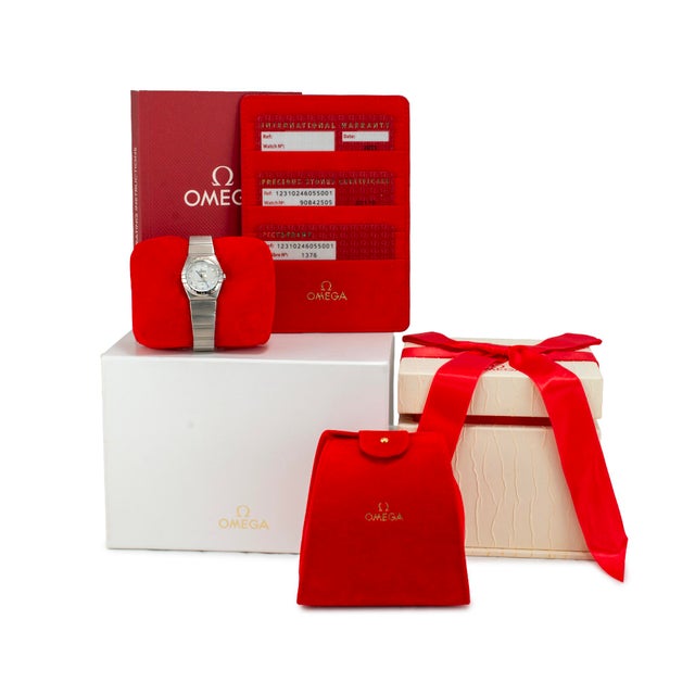 Ladies Omega Constellation 24mm Diamond Dial Quartz Watch For Sale - Image 9 of 10