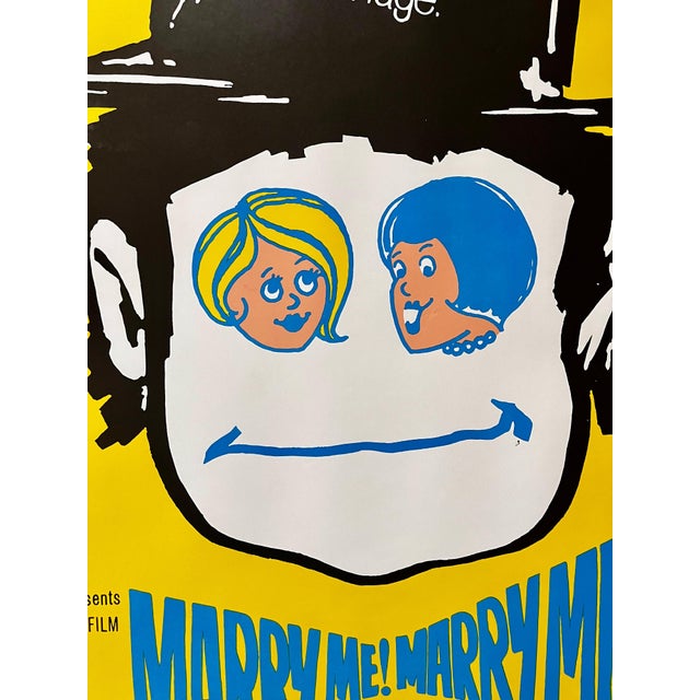 Movie Poster for French Movie: "Marry Me! Marry Me!", 1969 For Sale - Image 10 of 10