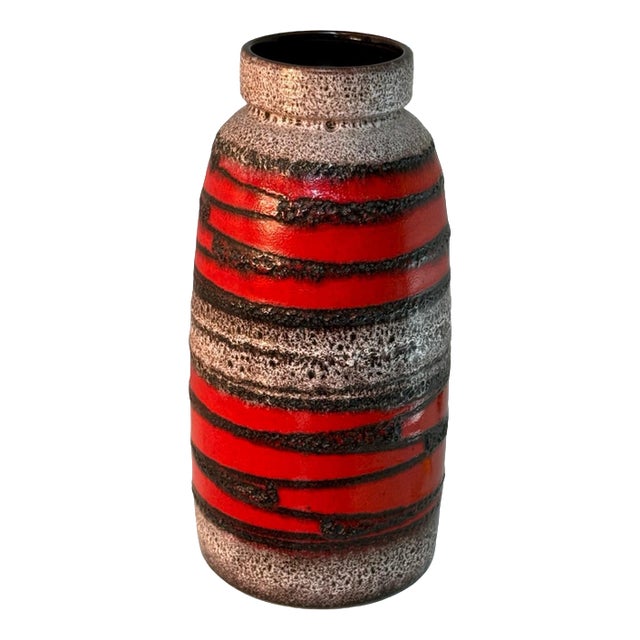 Large Pottery Model 660 Floor Vase from Bay Keramik, West Germany For Sale