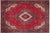 Purple Shabby Chic Persian Tabriz Red/Purple Wool Rug - 9'2'' X 12'7'' For Sale - Image 8 of 10