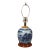 Vintage Chinese Blue & White Crackle Glaze Porcelain Ginger Jar Table Lamp, 1970s For Sale