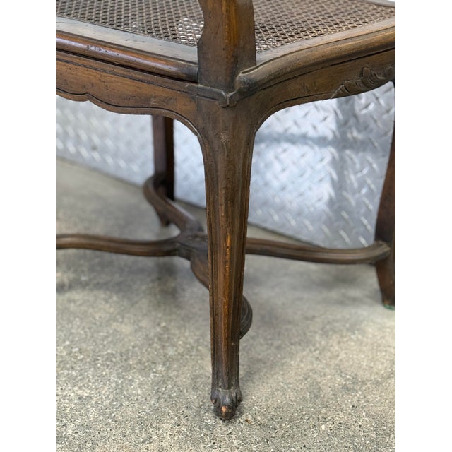 Early 20th Century Fruitwood Cane French Dining Chairs - Set of 4 For Sale - Image 12 of 12