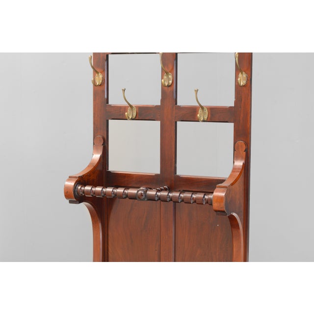 Victorian Mahogany Hallstand, 1890s For Sale - Image 5 of 9