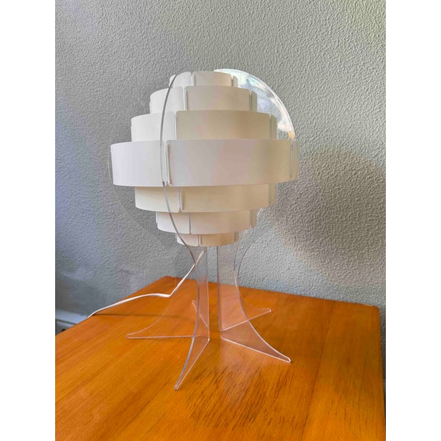 Lakane Strips Table Lamp in Frosted Acrylic by Brylle Jacobsen for Ikea, Finland, 2000s For Sale - Image 10 of 18