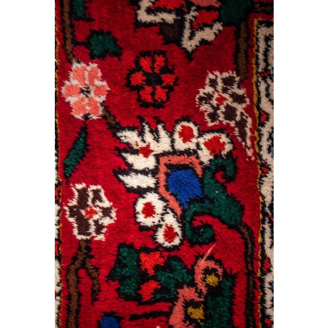 Red Middle Eastern Bakhtiar Rug For Sale - Image 8 of 10