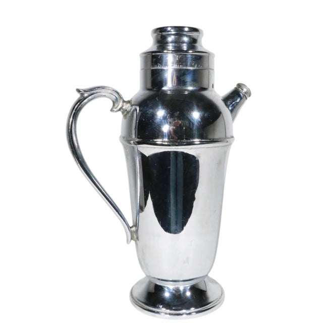 Mid 20th Century Art Deco Chrome Cocktail Shaker For Sale In New York - Image 6 of 6