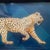 Chinoiserie Leopard Gold Bamboo Tray With Handles For Sale - Image 3 of 8