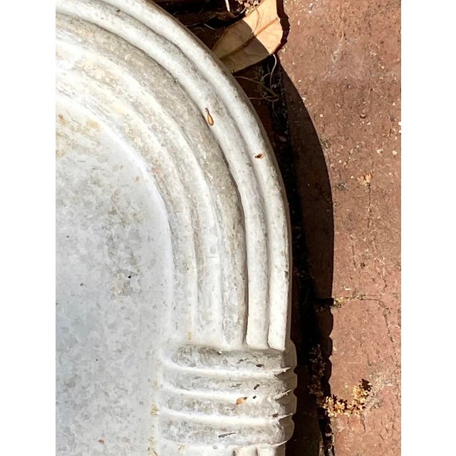 English Late 20th Century Shell Cast Stone Fountain Planter For Sale - Image 3 of 5