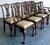 Wood Vintage Ball and Claw Chippendale Dining Chairs in Fortuny Jaquard - Set of 8 For Sale - Image 7 of 12